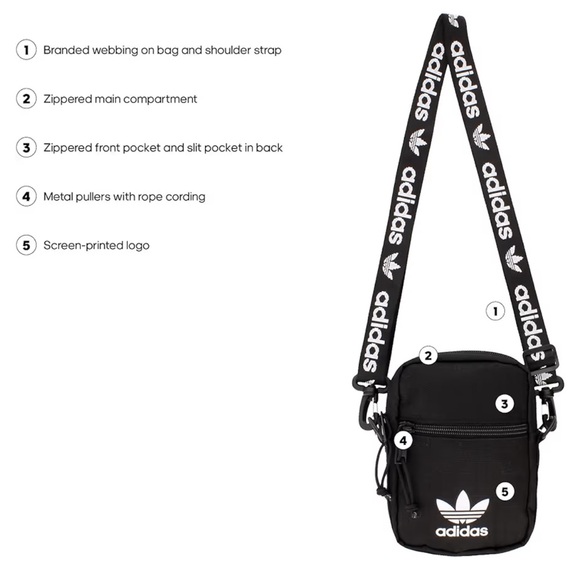 adidas Originals unisex-adult Festival Crossbody - Picture 4 of 5